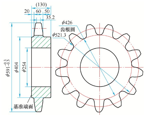 【兆恒機(jī)械】滲碳齒部有嚴(yán)重的貫穿型裂紋，何原因？