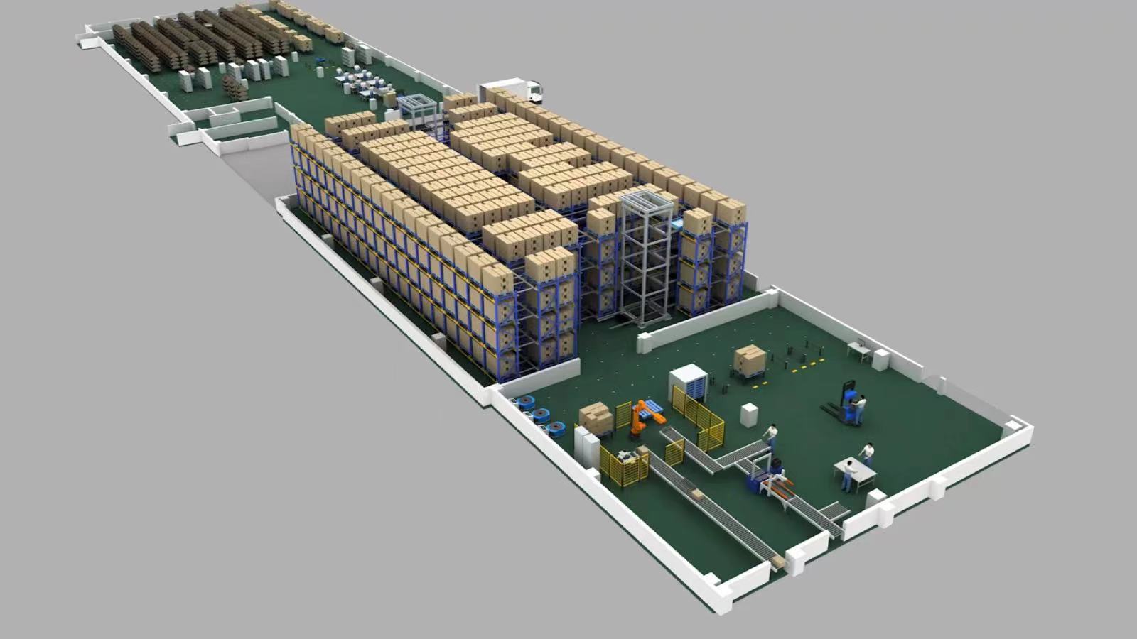 【兆恒機(jī)械】菜鳥在浙江建設(shè)“無人糧倉”，引入機(jī)械臂、AGV機(jī)器人、四向穿梭車